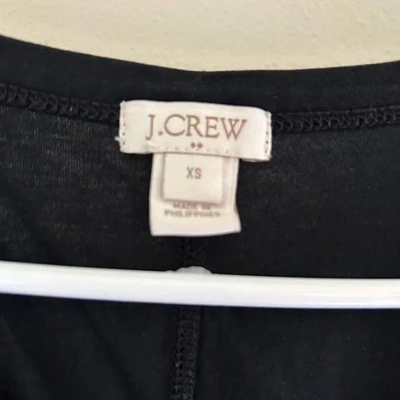 J. Crew Black Sleeveless T-Shirt Dress Size XS - Picture 2 of 4